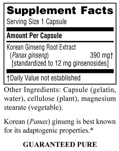 Ginseng (Korean)