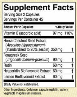 Vari-Gone® (90 Caps) Varicose/Spider Vein Support - Nature's Sunshine ...