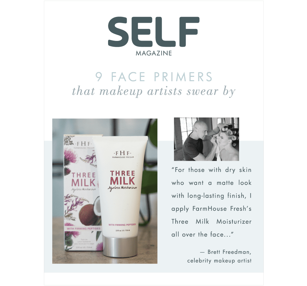 Three Milk Daily Moisturizer - Farmhouse Fresh – Institute of